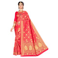 Vaystra Banarasi silk Saree with Blouse – Red