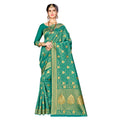 Vaystra Banarasi silk Saree with Blouse – Green