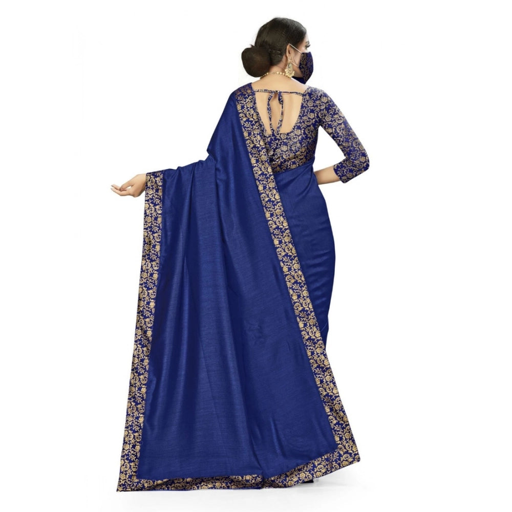 Vaystra Silk Blend Saree – Neavy blue