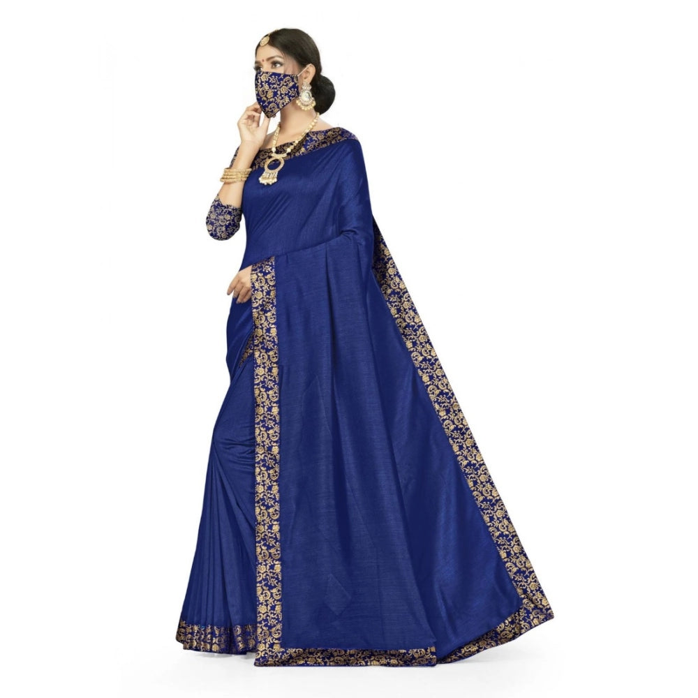 Vaystra Silk Blend Saree – Neavy blue
