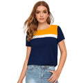 Vaystra Polyester, Knitting Western Wear T-Shirt – Yellow