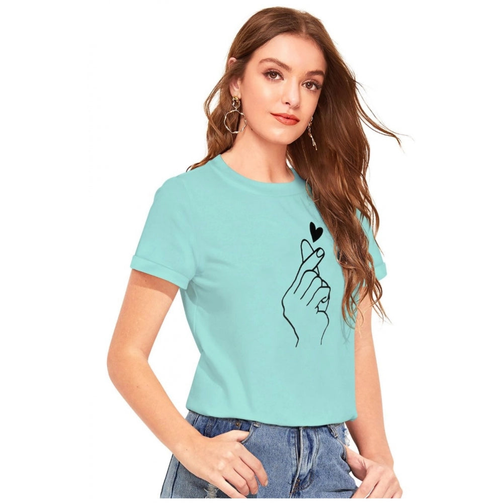 Vaystra Cotton Western Wear T-Shirt – Green