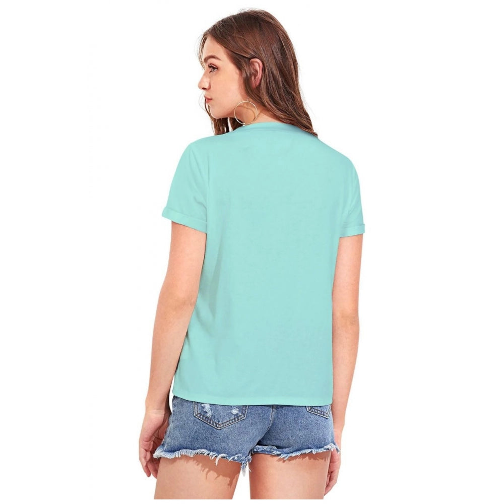 Vaystra Cotton Western Wear T-Shirt – Green