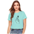 Vaystra Cotton Western Wear T-Shirt – Green