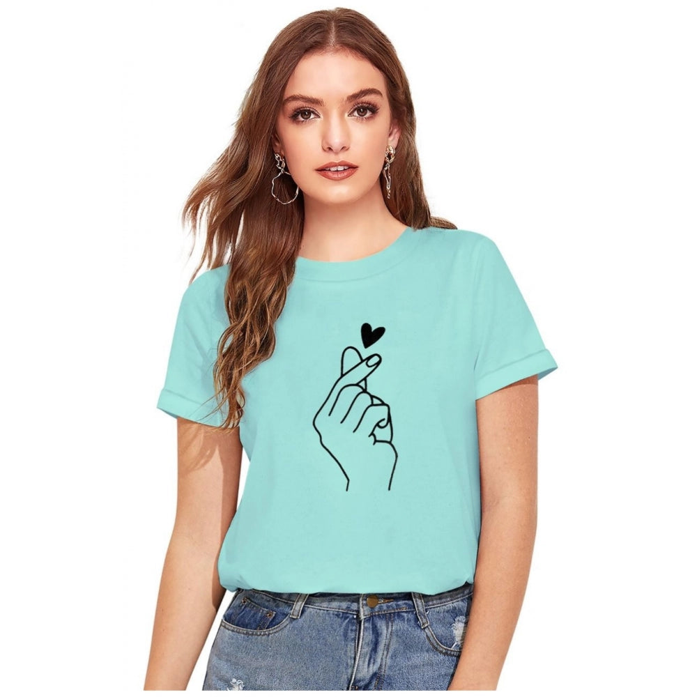 Vaystra Cotton Western Wear T-Shirt – Green