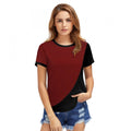 Vaystra Polyester, Knitting Western Wear T-Shirt – Maroon