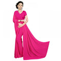Vaystra Georgette Plain Saree With Blouse