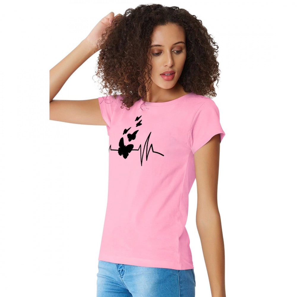 Vaystra Cotton Western Wear T Shirt – Pink