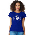 Vaystra Cotton Western Wear T Shirt – Royal Blue
