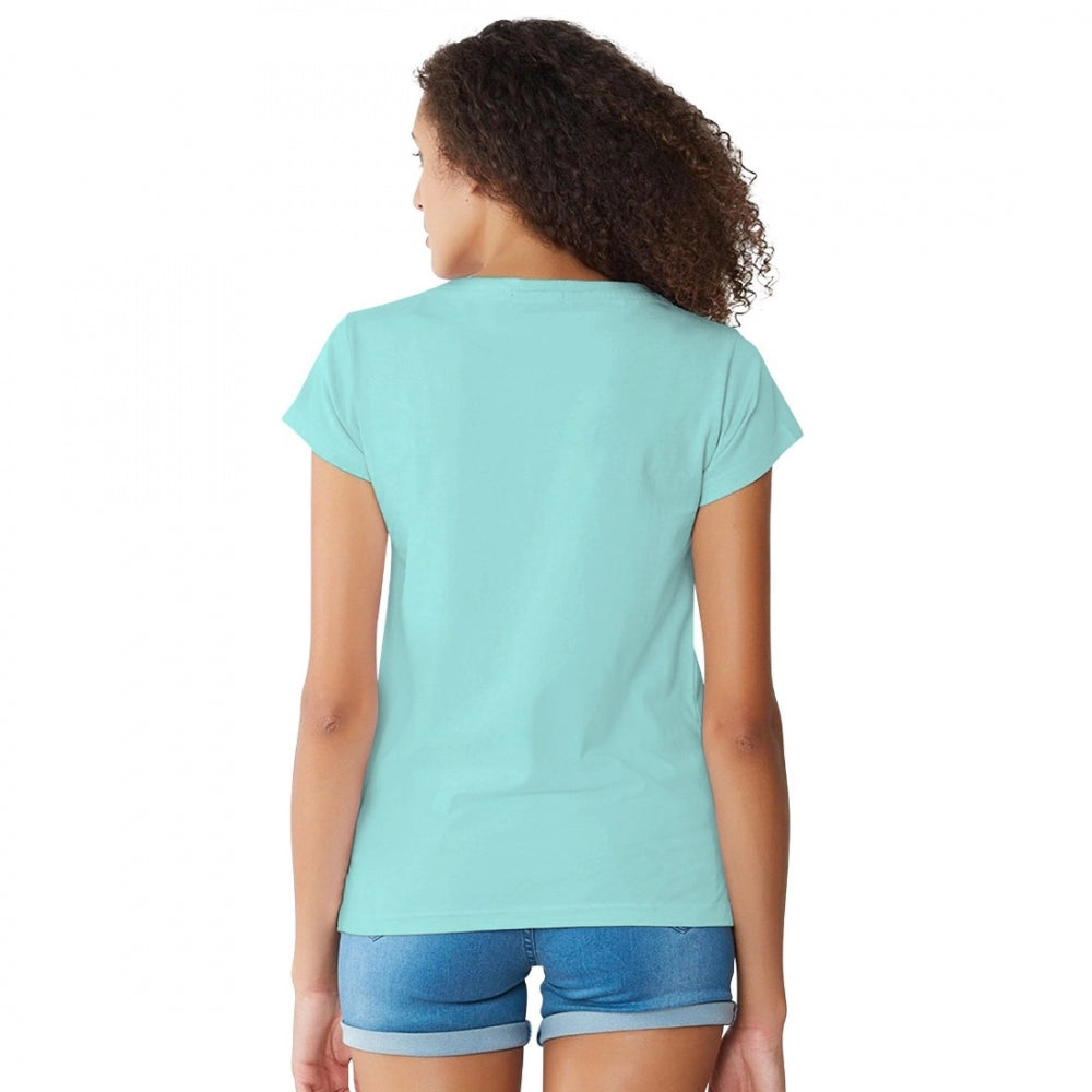 Vaystra Cotton Western Wear T Shirt – C Green