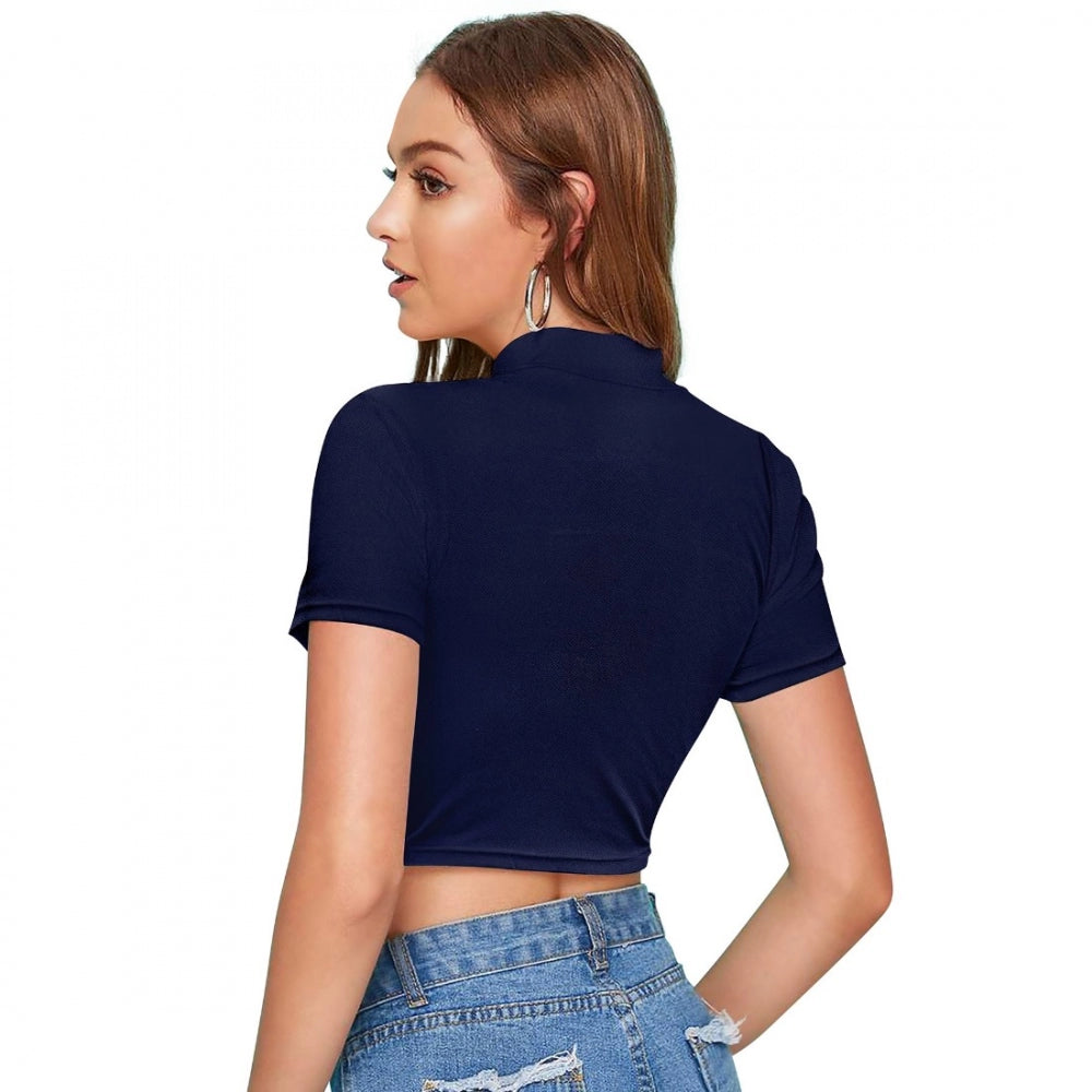 Vaystra 95% Polyester 5% Spandex Western Wear Tops – Red