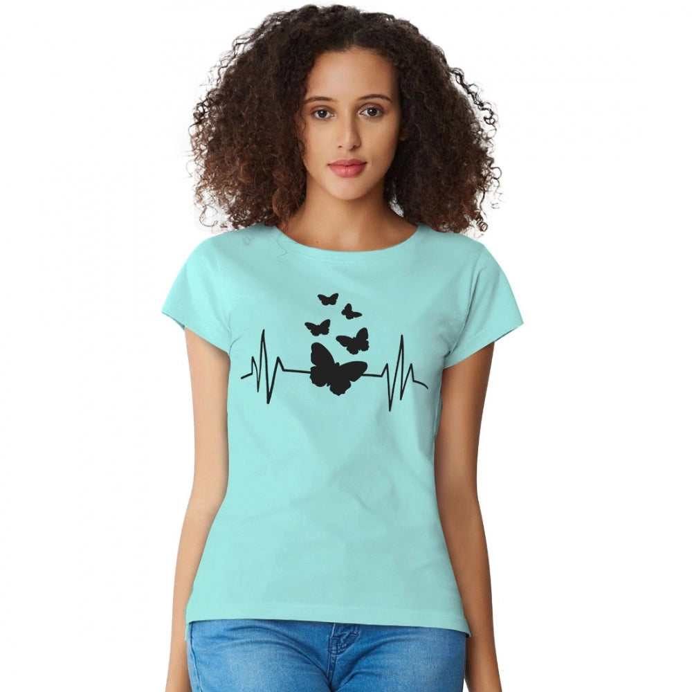 Vaystra Cotton Western Wear T Shirt – C Green