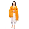 Vaystra Cotton Silk Strips Printed Dupatta – Musterd Yellow