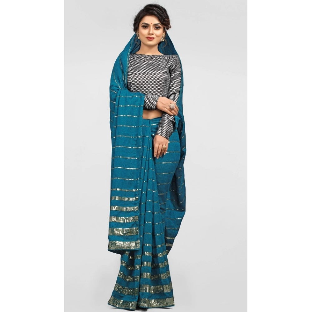 Vaystra Vichitra Saree with Blouse – Rama