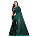 Vaystra Lycra Blend Saree with Blouse – Green