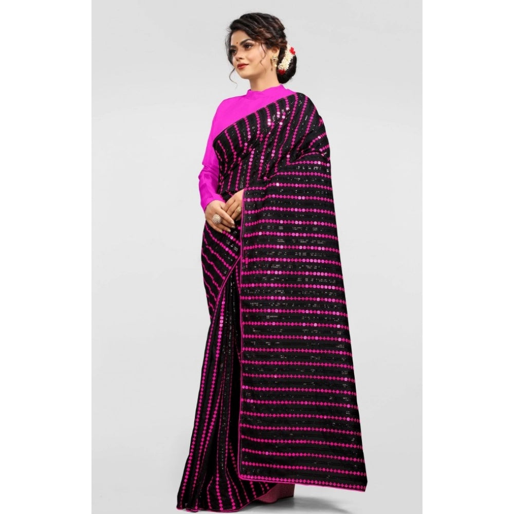 Vaystra Vichitra Saree with Blouse – Pink