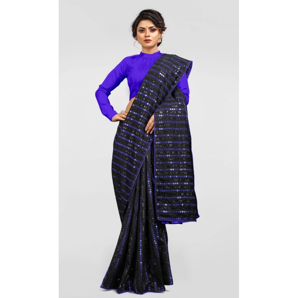Vaystra Vichitra Saree with Blouse – Blue