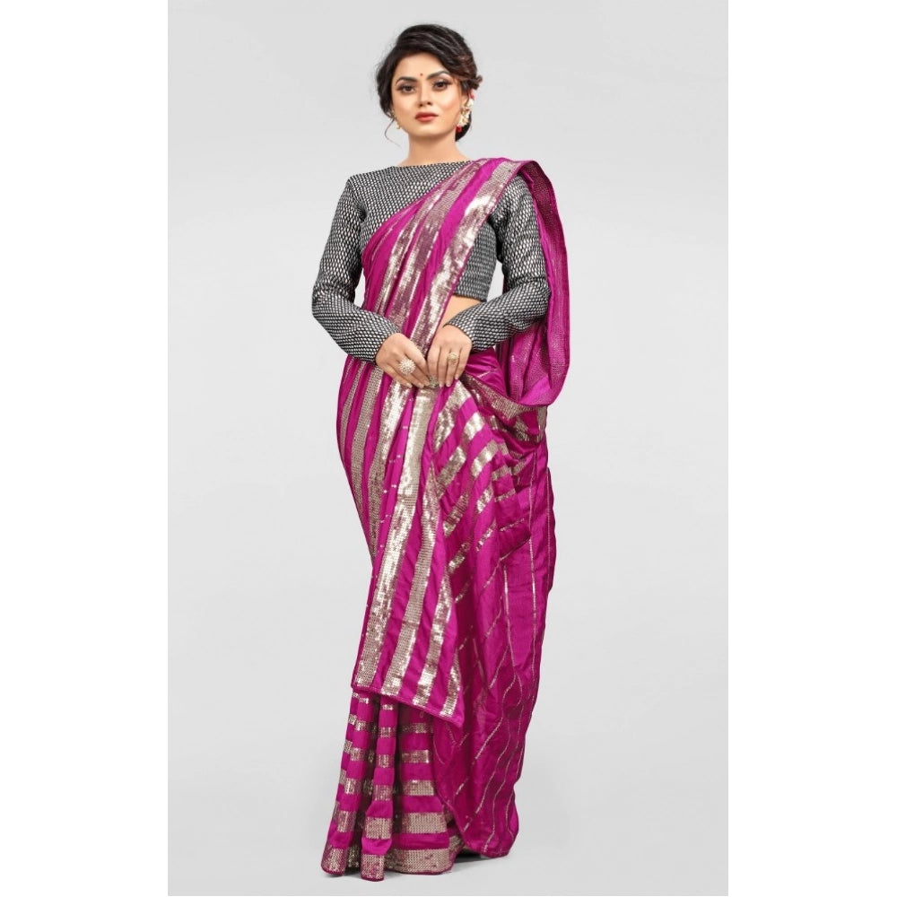 Vaystra Vichitra Saree with Blouse – Pink