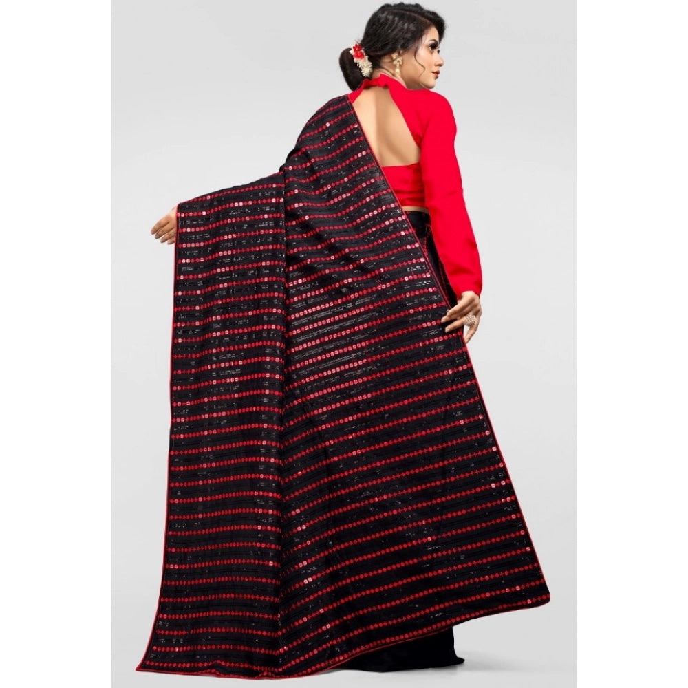 Vaystra Vichitra Saree with Blouse – Red