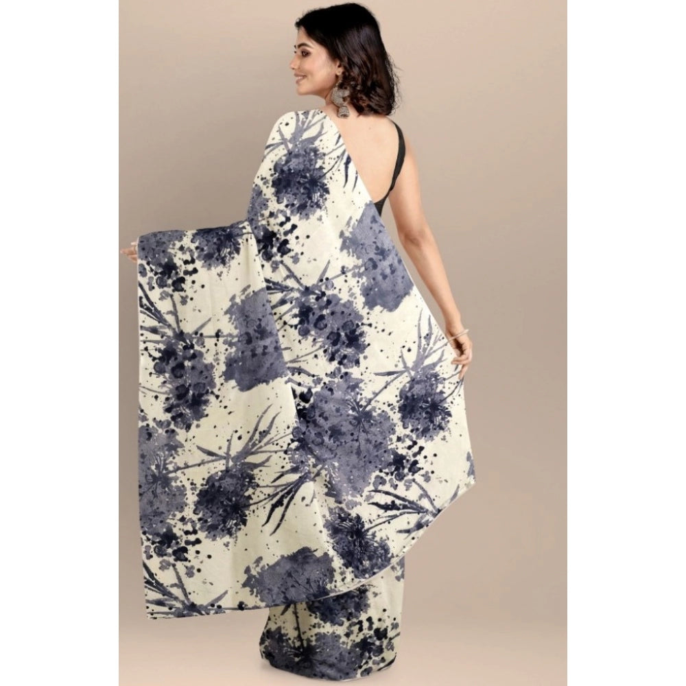 Vaystra Joya Silk Saree with Blouse – Black