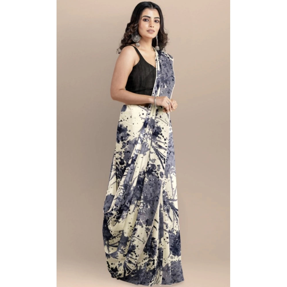 Vaystra Joya Silk Saree with Blouse – Black