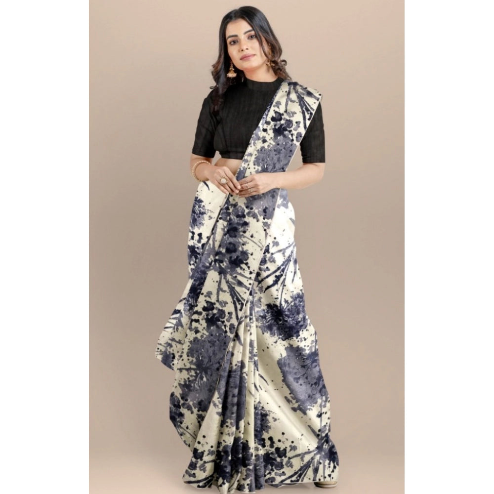 Vaystra Joya Silk Saree with Blouse – Black