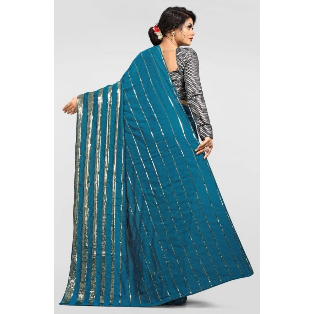 Vaystra Vichitra Saree with Blouse – Rama