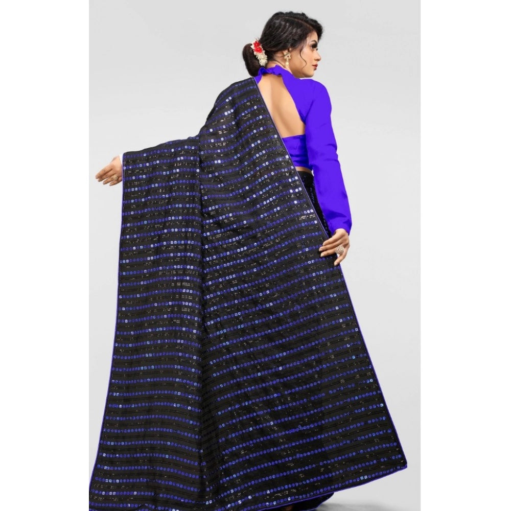 Vaystra Vichitra Saree with Blouse – Blue