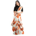 Vaystra Joya Silk Saree with Blouse – Orange