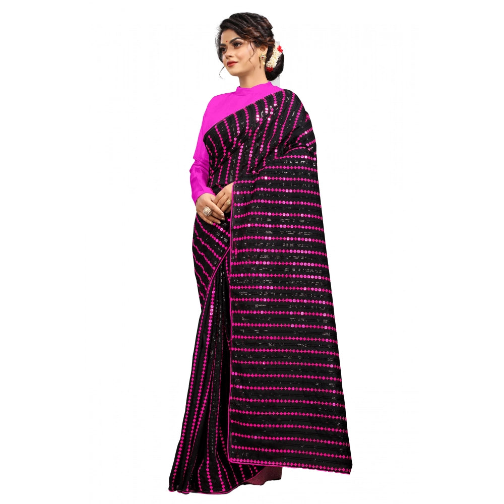 Vaystra Vichitra Saree with Blouse – Pink