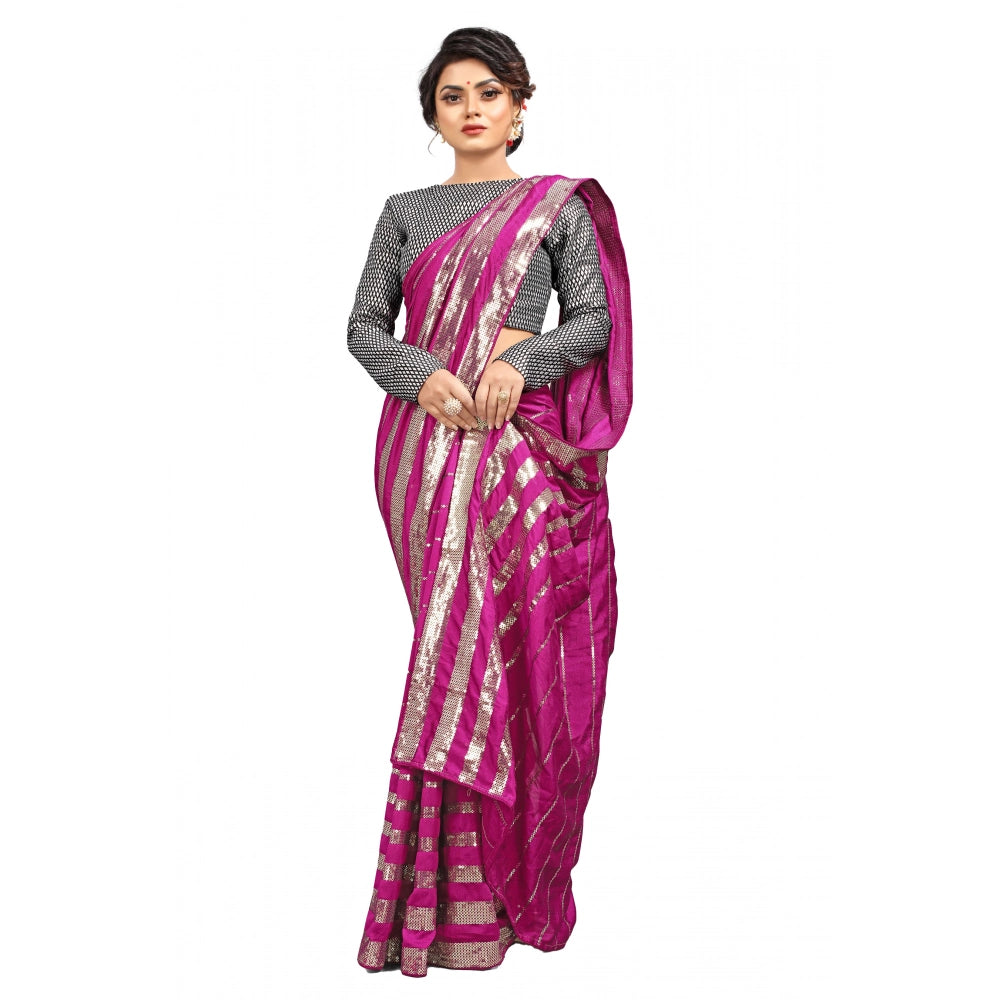 Vaystra Vichitra Saree with Blouse – Pink