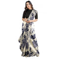 Vaystra Joya Silk Saree with Blouse – Black