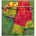 Vaystra Viscose Rayon Printed Saree With Unstitched Blouse – Pink
