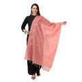 Vaystra Cotton Embroidered Dupatta – Peach