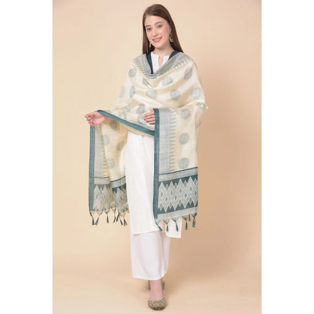 Vaystra Art Silk Printed Dupatta – Grey