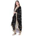 Vaystra Velvet Gotta Patti Dupatta – Black