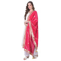 Vaystra Velvet Gotta Patti Dupatta – Pink