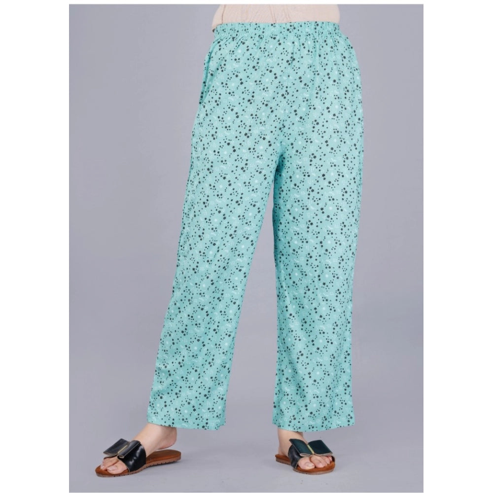 Vaystra Casual Half Sleeve Printed Viscose Rayon Shirt With Pyjama Pant Night Suit Set...