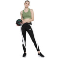 Vaystra Polyster Solid Sport Leggings – Black & White