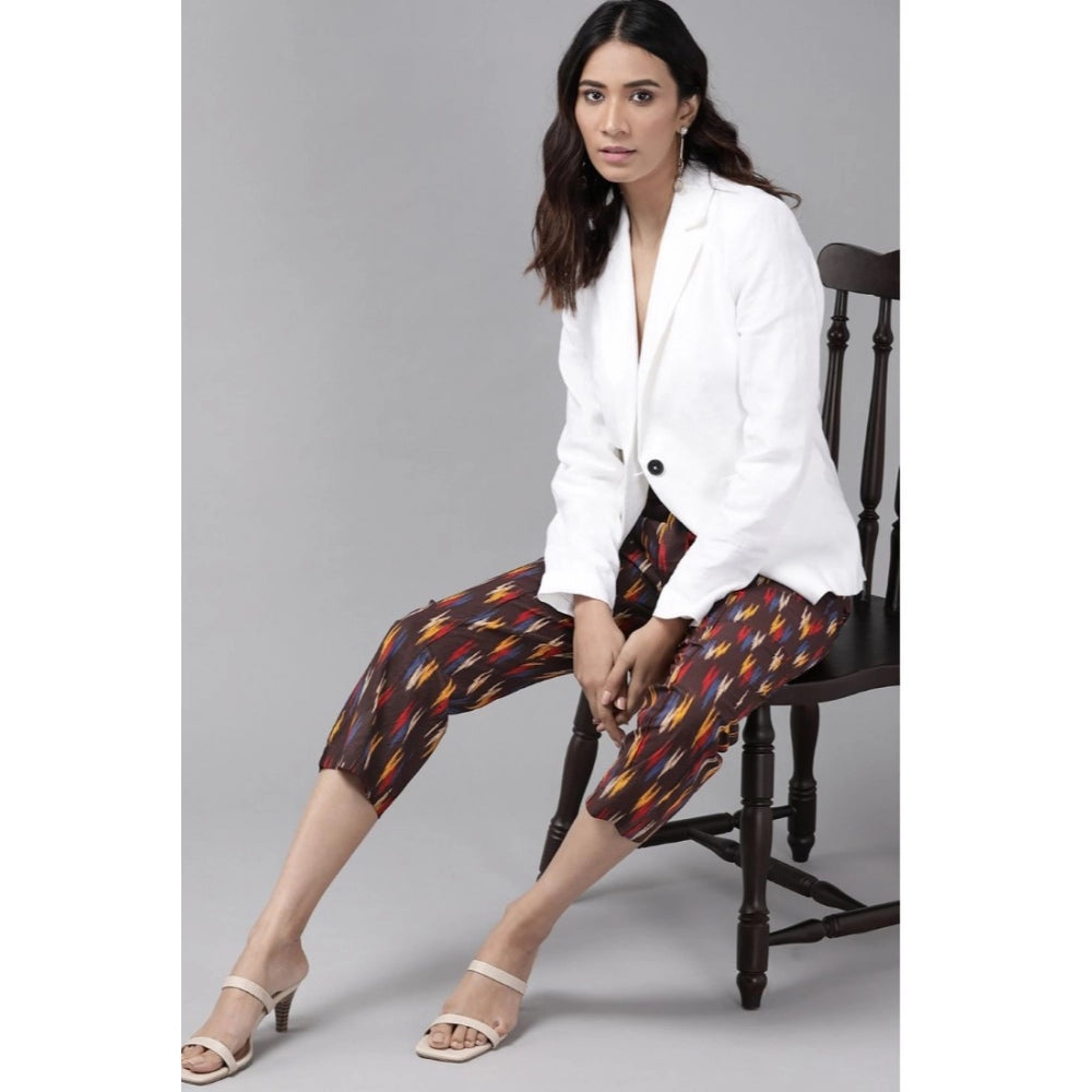 Vaystra Casual Printed Cotton Trouser Pant – Multi