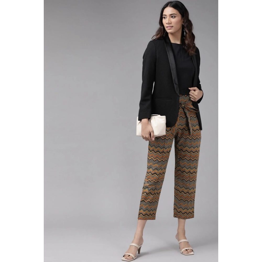 Vaystra Casual Printed Cotton Trouser Pant – Multi
