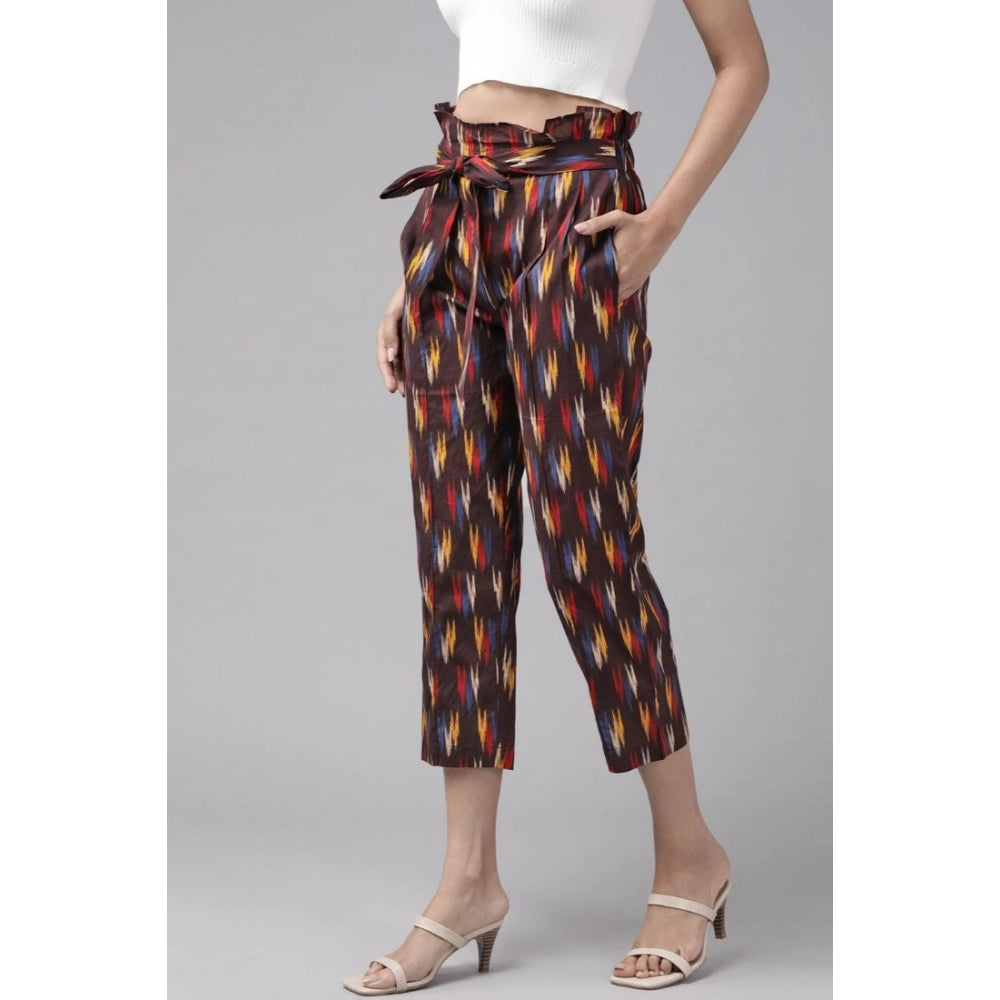 Vaystra Casual Printed Cotton Trouser Pant – Multi
