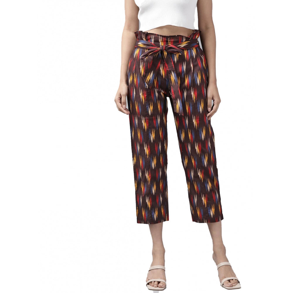 Vaystra Casual Printed Cotton Trouser Pant – Multi