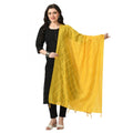 Vaystra Chanderi Self Design Dupatta – Yellow