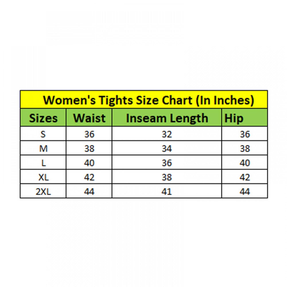 Vaystra Polyester Solid Ankle length High Waisted Tights – Black