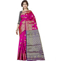 Vaystra Jacquard Woven Saree With Unstitched Blouse 5.5Mtr – Pink
