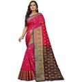 Vaystra Silk Blend Woven Saree With Unstitched Blouse 5.5Mtr – Multicolor