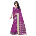 Vaystra Silk Blend Woven Saree With Unstitched Blouse 5.5Mtr – Pink