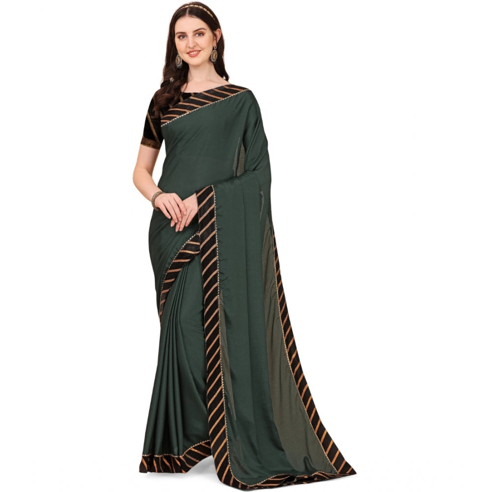 Vaystra Chiffon Self Design Saree With Unstitched Blouse 5.5Mtr – Grey