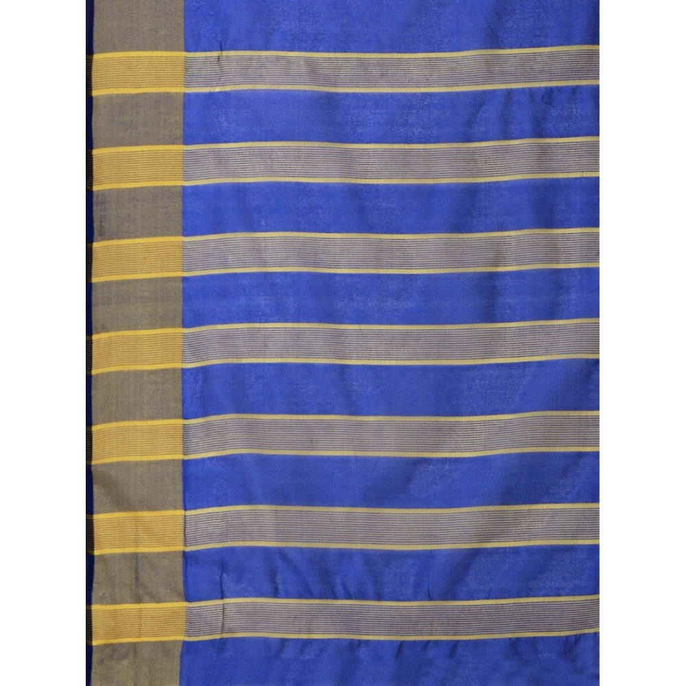 Vaystra Cotton Silk Striped Saree With Unstitched Blouse 5.5Mtr – Multicolor